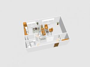 Pronájem bytu 1+1, Orlová - Lutyně, Masarykova třída, 41 m2