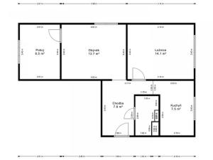 Pronájem bytu 3+kk, Most, Jaroslava Vrchlického, 57 m2