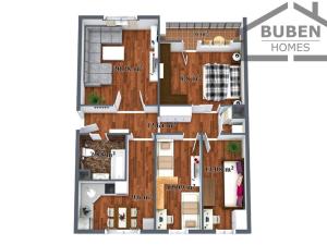 Prodej bytu 4+1, Tachov, Korandova, 91 m2