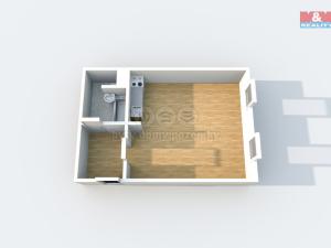 Prodej bytu 1+kk, Teplice - Prosetice, Na konečné, 31 m2
