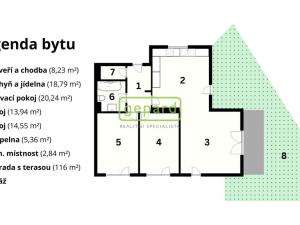 Prodej bytu 3+1, Praha, Jihozápadní IV, 88 m2