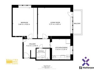 Pronájem bytu 2+1, Zlín, Věžové domy, 64 m2