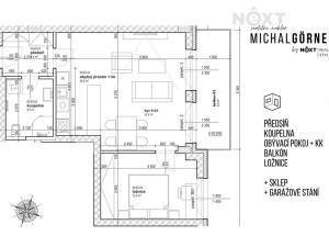 Pronájem bytu 2+kk, Plzeň, Františka Kováříka, 53 m2