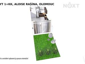Pronájem bytu 1+kk, Olomouc, Aloise Rašína, 28 m2