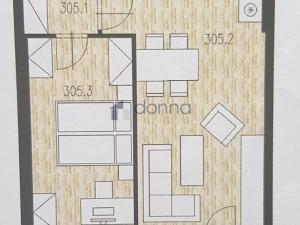 Pronájem bytu 2+kk, Praha, U Hostavického potoka, 51 m2