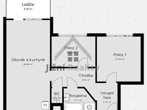 Prodej bytu 3+kk, České Budějovice, Krčínova, 62 m2