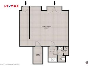 Prodej obchodního prostoru, Praha - Vysočany, Novovysočanská, 45 m2