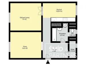 Prodej bytu 2+1, Kolín, Mikoláše Alše, 53 m2