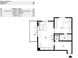 Pronájem bytu 2+kk, Praha - Vysočany, Jana Přibíka, 64 m2