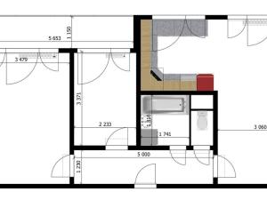 Pronájem bytu 3+kk, Praha - Prosek, Jablonecká, 60 m2