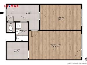 Prodej bytu 2+kk, Praha - Kobylisy, Hlaváčova, 47 m2