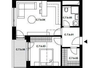Pronájem bytu 2+kk, Brno - Staré Brno, Nové sady, 50 m2