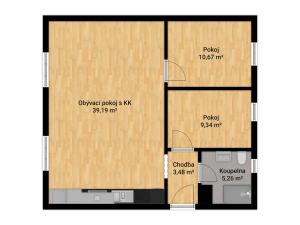 Prodej bytu 3+kk, Praha - Smíchov, Křížová, 72 m2