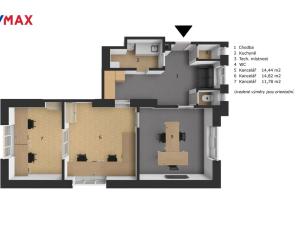 Pronájem kanceláře, Praha - Krč, Antala Staška, 60 m2