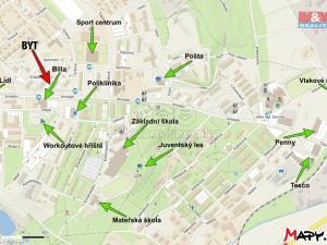 Prodej bytu 2+1, Milovice - Mladá, Průběžná, 59 m2