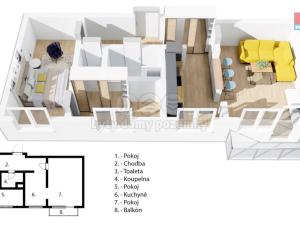 Prodej bytu 3+kk, Neděliště, Josefa Košťála, 56 m2