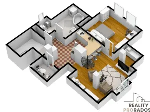 Pronájem bytu 2+kk, Teplice, Plzeňská, 70 m2