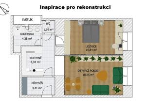 Prodej bytu 2+kk, Praha - Bubeneč, Verdunská, 54 m2