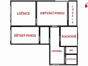 Prodej bytu 3+1, Břeclav, Na Valtické, 81 m2