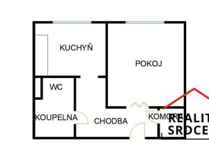 Pronájem bytu 1+1, Karviná, Dělnická, 38 m2