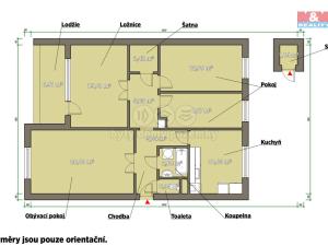 Prodej bytu 4+1, Plzeň - Bolevec, Tachovská, 84 m2