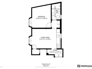 Pronájem bytu 2+kk, Praha - Michle, Pod Stárkou, 40 m2