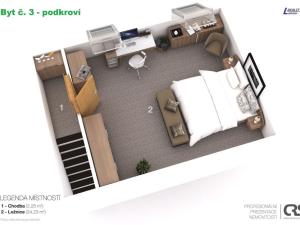 Pronájem bytu 2+kk, Příbram - Příbram IV, Cihlářská, 74 m2