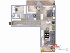 Prodej bytu 3+1, Nemanice, 65 m2