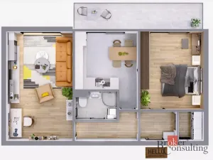 Prodej bytu 2+1, Nemanice, 59 m2