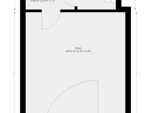 Pronájem bytu 1+kk, Brno - Černovice, Mírová, 33 m2