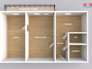 Prodej bytu 2+1, Prostějov, Tylova, 47 m2