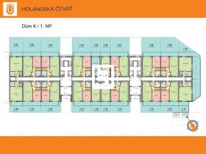 Pronájem bytu 2+kk, Olomouc, Aloise Rašína, 61 m2