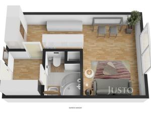 Pronájem bytu 1+kk, Jablonec nad Nisou, Na Vršku, 28 m2