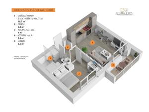 Pronájem bytu 2+kk, Praha, Bukovecká, 33 m2