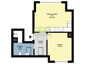 Pronájem bytu 2+kk, Strančice, K Pískovně, 52 m2