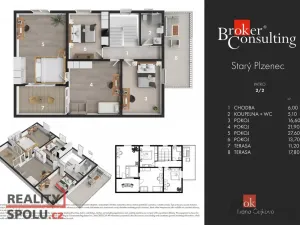 Prodej rodinného domu, Starý Plzenec, Luční, 231 m2