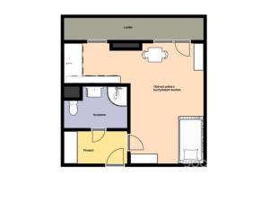 Pronájem bytu 1+kk, Kladno - Kročehlavy, Na růžovém poli, 34 m2
