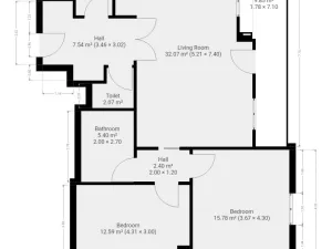 Pronájem bytu 3+kk, Praha - Vysočany, Ocelářská, 82 m2
