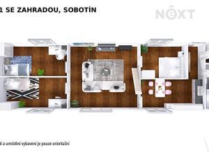 Prodej bytu 4+1, Sobotín, 111 m2