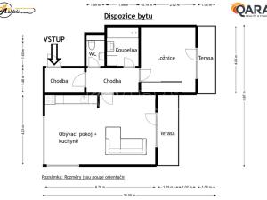 Pronájem bytu 2+kk, Buštěhrad, Ořešín, 52 m2