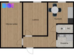 Pronájem bytu 2+1, Třinec, Erbenova, 51 m2
