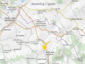 Prodej pole, Velká nad Veličkou, 1694 m2