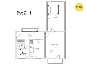 Pronájem bytu 2+1, Hodonín, Národní třída, 70 m2