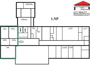 Pronájem kanceláře, Brno, Kroftova, 81 m2