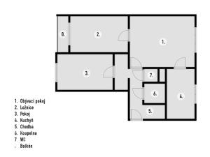 Prodej bytu 3+1, Praha - Hlubočepy, Silurská, 69 m2