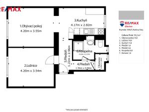 Prodej bytu 2+1, Karlovy Vary, Poštovní, 55 m2