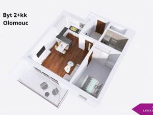 Pronájem bytu 2+kk, Olomouc - Řepčín, gen. Píky, 60 m2
