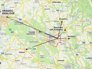 Pronájem výrobních prostor, Kostelec nad Orlicí, Mánesova, 1050 m2
