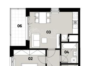Pronájem bytu 2+kk, Praha, Zlochova, 54 m2