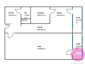 Pronájem bytu 1+1, Olomouc, Foerstrova, 43 m2